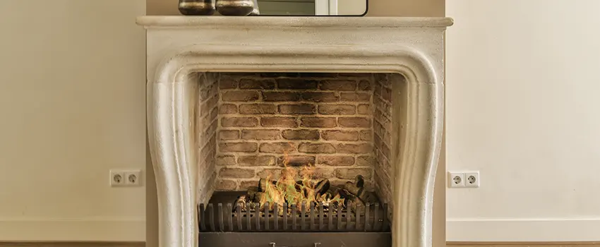 Vintage-style Fireplace Redesign in Corpus Christi, Texas