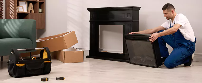 Old Rusted Metal Fireplace Repair And Replacement in Corpus Christi, TX