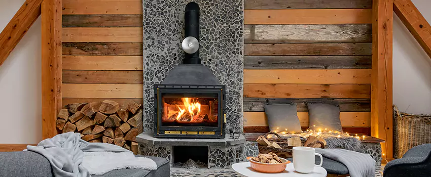 Thelin Hearth Products Direct Vent Gas Stove Fireplace Inspection in Corpus Christi, Texas